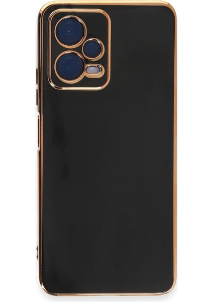 Xiaomi Redmi Note 12 Pro 5g Kılıf Volet Silikon - Siyah - NEONX1485-4440