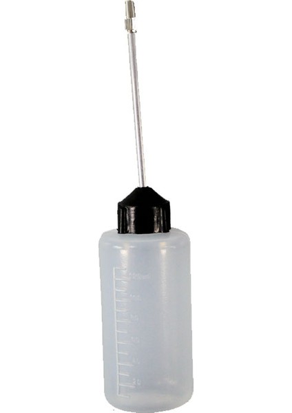 Plastik Şeffaf Metal Uçlu Kapaklı - Çok Amaçlı 120Ml Yağdanlık