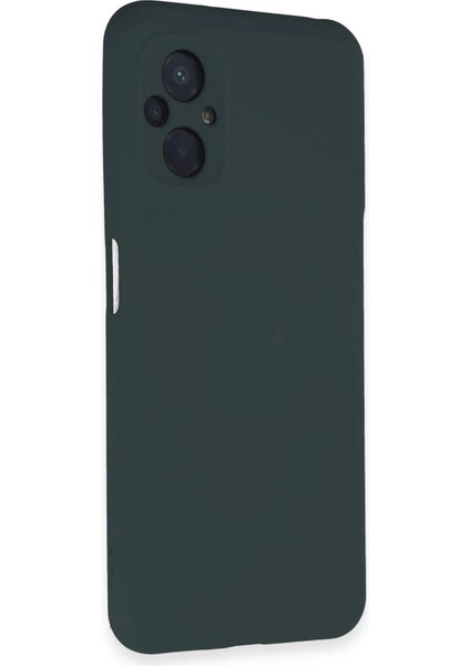 Xiaomi Poco M5 Kılıf Nano Içi Kadife Silikon - Koyu Yeşil - NEONX5242-1015
