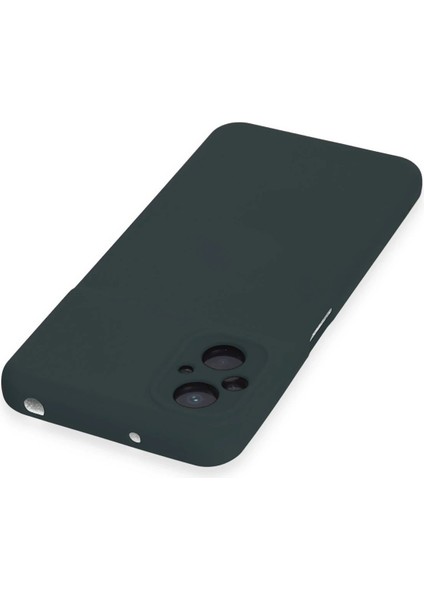 Xiaomi Poco M5 Kılıf Nano Içi Kadife Silikon - Koyu Yeşil - NEONX5242-1015
