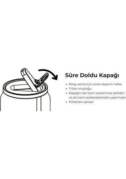 Isı Yalıtımlı Kutu Çelik Termos 280ML West Coast modelleri