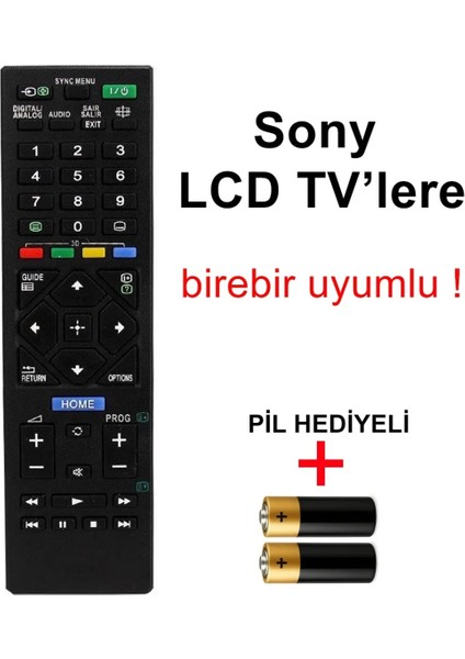 Sony LCD Tv'lere Birebir Uyumlu Kumanda