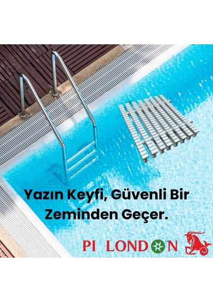 Havuz Savak Izgarası Çift Geçmeli Kaymaz Dayanıklı Drenaj Su Tahliye Kolay Montaj 10 Metre fiyatları