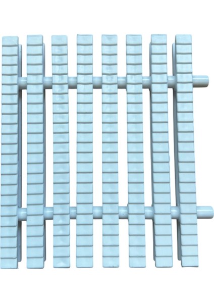 Havuz Savak Izgarası Çift Geçmeli Kaymaz Dayanıklı Drenaj Su Tahliye Kolay Montaj 10 Metre modelleri