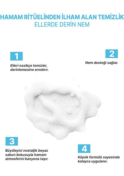 Nemlendirici Arındırıcı Hamam Köpük Sabun 300 ml