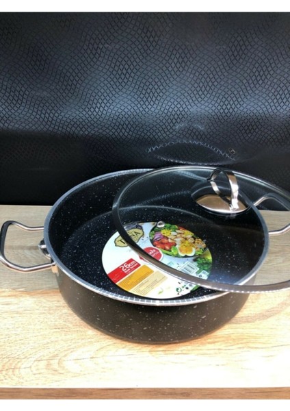 30 cm Granit Kapaklı Pilav ve Karnıyarık Tenceresi, Şık ve Dayanıklı Mutfak Gereci fiyatları