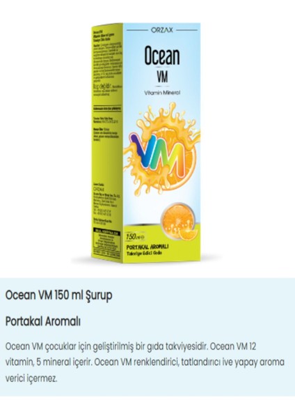 Portakallı Balık Yağı Şurubu ve Vm Şurup ile Kumbara ve Kofre Hediye indirimleri