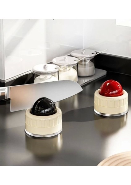 Turuncu Vantuzlu Bıçak Bileme Aparatı, Pratik ve Şık Mutfak Gereci fiyatları