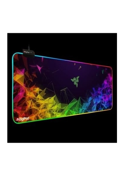 Rgb Oyuncu Mousepad Rgb Gaming 70 x 30 Oyuncu Mouse Pad Kaymaz Taban 4mm fiyatları