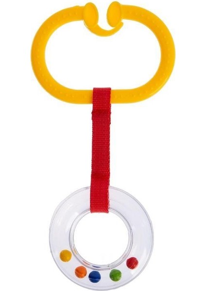 BabyJem Çıngıraklı Puset Halkası 876 Sarı