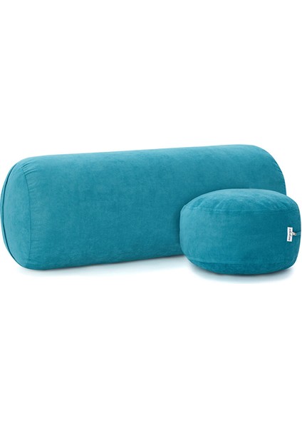 Petrol Mavisi Bolster & Meditasyon Minderi