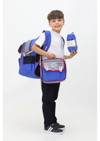 Sauce 3'lü Okul Çanta Seti Sırt Çantası Beslenme Çantası Kalemlik Ilkokul Peluş Oyuncak Hediyeli fiyatları