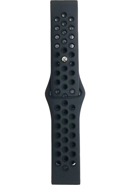 Watch 20MM Spor Delikli Kordon - Siyah-Füme - NEONX6862-3916 fiyatları
