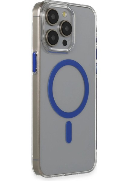 iPhone 15 Pro Max Bubble Magsafe Kapak - Lacivert - NEONX5669-5937