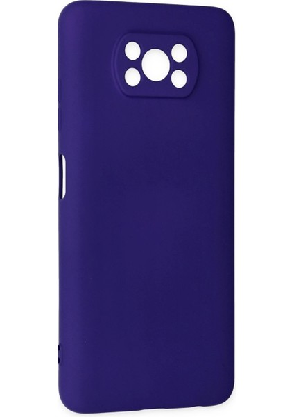 Xiaomi Pocophone X3 Kılıf Nano Içi Kadife Silikon - Mor - NEONX5920-4903 fiyatları