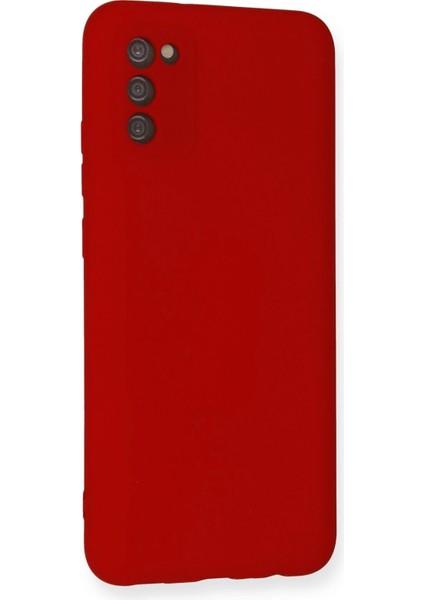 Samsung Galaxy A03S Kılıf Nano Içi Kadife Silikon - Kırmızı - NEONX3301-7759 modelleri