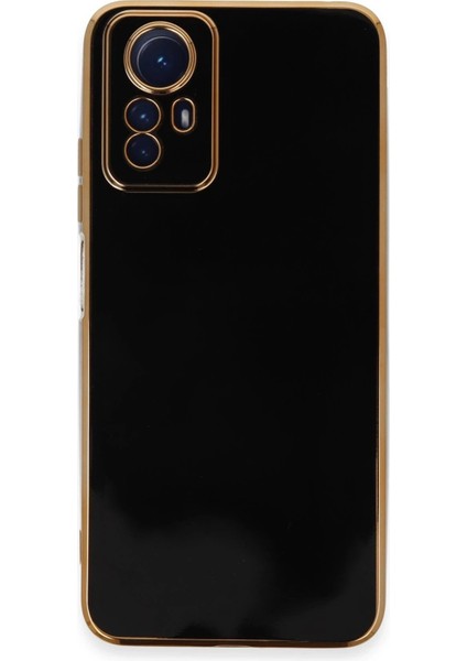 Xiaomi Redmi Note 12S Kılıf Volet Silikon - Siyah - NEONX3856-6093