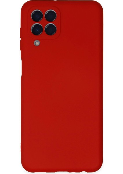 Samsung Galaxy M33 Kılıf Nano Içi Kadife Silikon - Kırmızı - NEONX2497-4127