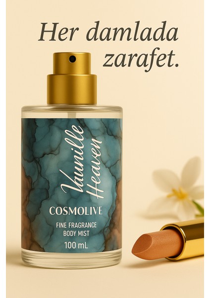 Vücut Spreyi Body Mist | Amber Romance | Vanilla Heaven | Seyahat Boy | Nemlendirici indirimleri