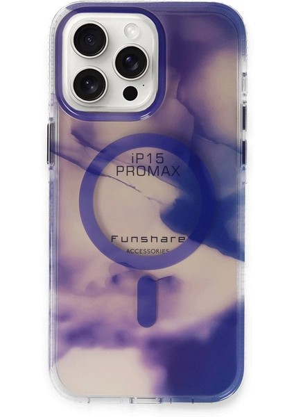 iPhone 15 Pro Max Phantom Magsafe Kapak - Mor - NEONX4989-2509