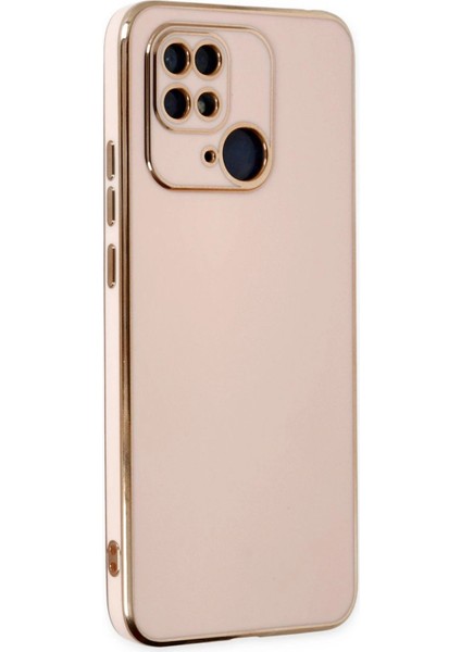 Xiaomi Redmi 10C Kılıf Volet Silikon - Pembe - NEONX4330-6533
