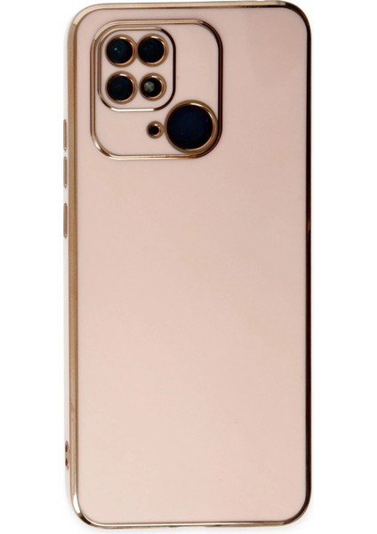 Xiaomi Redmi 10C Kılıf Volet Silikon - Pembe - NEONX4330-6533