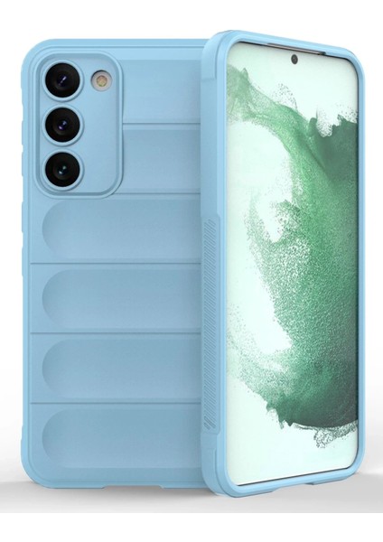 Samsung Galaxy S23 Plus Kılıf Optimum Silikon - Sky Blue - NEONX9825-8484
