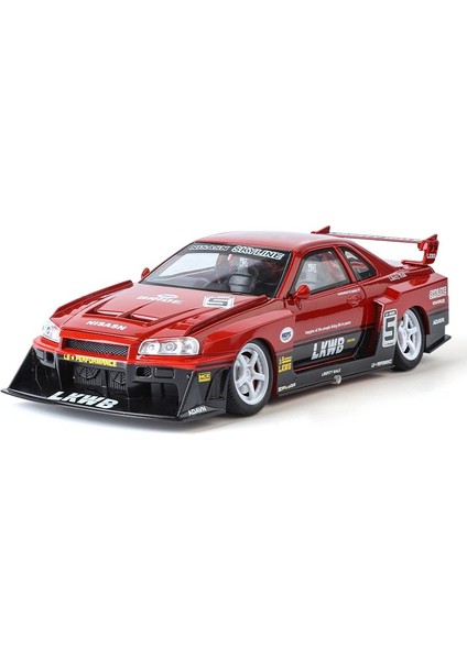 1:24GTR Manzarası Modifiye Araba Simülasyonu Spor Araba Modeli (Yurt Dışından) modelleri