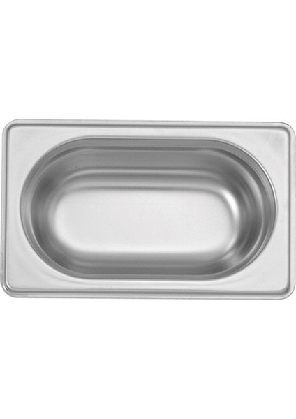 Standart Gastronorm Küvet, Gn 1/9, 17.6X10.8X10.8 Cm, Beyaz