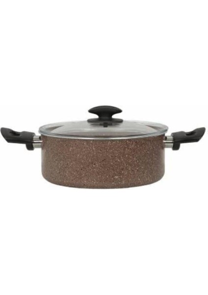 Beyaz 22 cm Granit Tencere, Dayanıklı ve Şık Mutfak Gereci