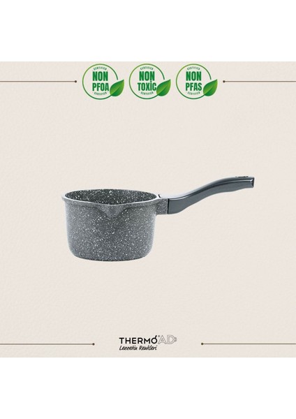Gri 14CM Sütlük ve Sosluk Takımı, Şık ve Kullanışlı Tasarım