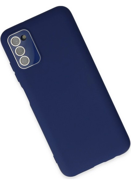 Samsung Galaxy A03S Kılıf Lansman Glass Kapak - Sky Blue Svlrs modelleri