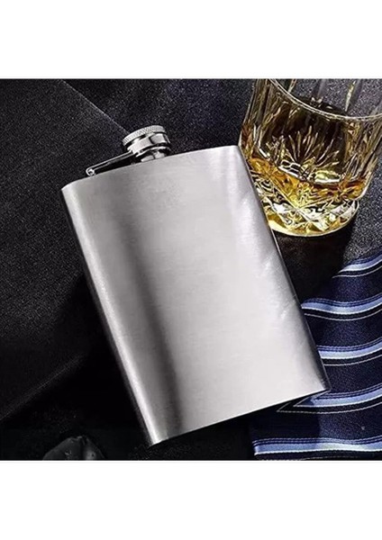 Paslanmaz Çelik Cep Içki Matara Krom 5oz 150ML modelleri