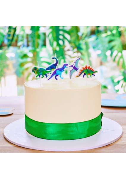 Party Pieces - Kaşif Dino 5&apos;li Parti Mumu modelleri