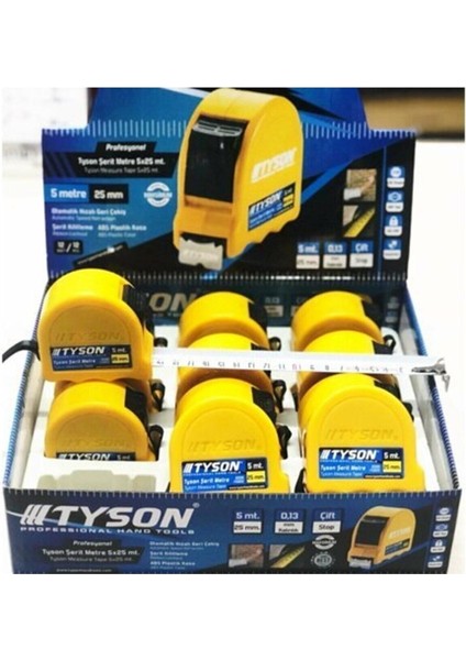 5 mt Kalın Şerit, Dayanıklı ve Güçlü, Yüksek Kalite, Çok Amaçlı Kullanım