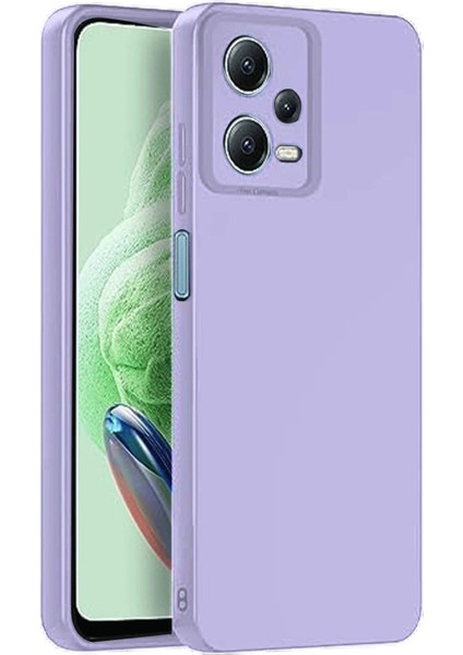 Xiaomi Redmi Note 12 Pro 5g Kılıf Nano Içi Kadife Silikon - Lila - NEONX6572-7677