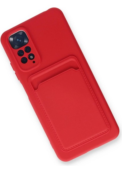 Xiaomi Redmi Note 11S Kılıf Kelvin Kartvizitli Silikon - Kırmızı - NEONX1212-8180 modelleri