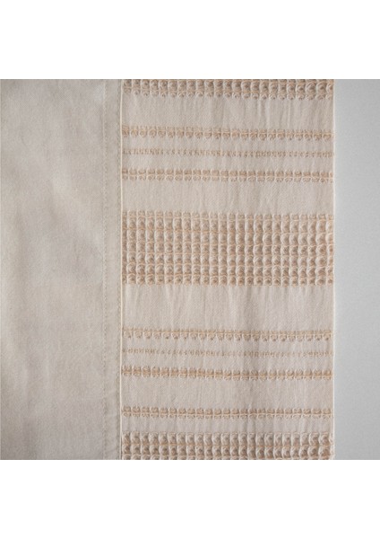 Ikra Battal Boy Nevresim Takımı Organik Pamuk Dokuma Krem-Bej 240 x 220 cm fiyatları