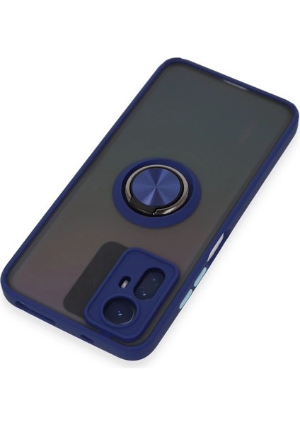Xiaomi Redmi Note 12S Kılıf Montreal Yüzüklü Silikon Kapak - Lacivert - NEONX1482-8261 indirimleri