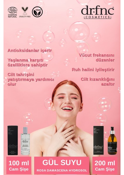Dr.fnc Gül Suyu 200 ml Pompalı fiyatları