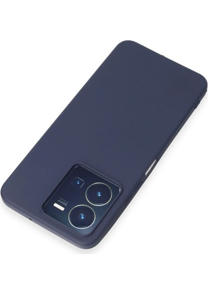 Vivo Y35 Kılıf First Silikon - Lacivert - NEONX6969-6075 modelleri