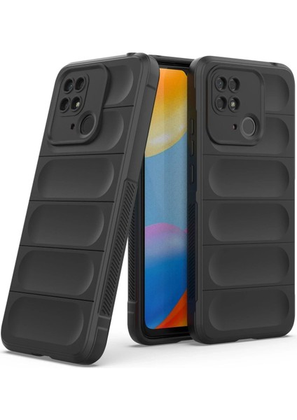 Xiaomi Redmi 10C Kılıf Optimum Silikon - Siyah - NEONX7017-9769
