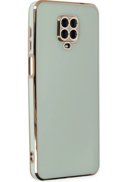 Xiaomi Redmi Note 9 Pro Kılıf Volet Silikon - Açık Yeşil - NEONX5221-4685