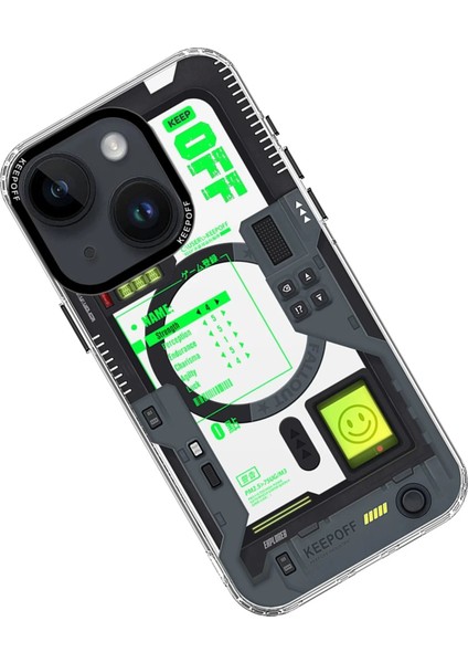 iPhone 15 Future Armor Magsafe Kapak - Radiation - NEONX6888-5220