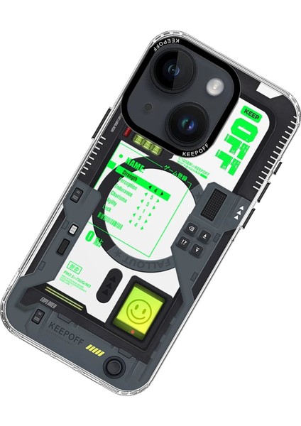 iPhone 15 Future Armor Magsafe Kapak - Radiation - NEONX6888-5220