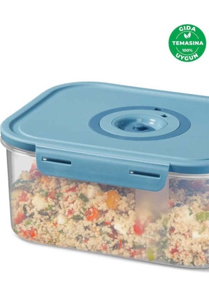 Mavi 1300ML Saklama Kabı, Taze Ürünler Için Güvenli ve Şık Saklama Çözümü modelleri