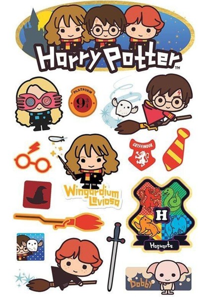 Harry Potter Sticker Telefon Laptop Notebook Tablet Defter Matara Stiker Etiket ST1108