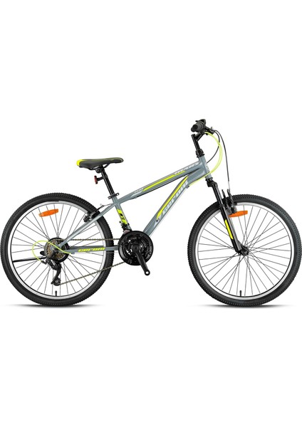 Mars Plus - 20" - Mtb - 10' - 21 Vites - V.b - Parlak Gri-Neon Sarı/gri