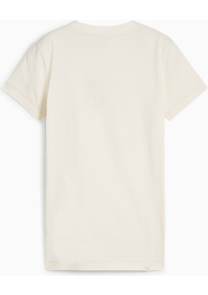 67606699 Better Sportswear Tee Bej Kadın Yuvarlak Yaka Normal Kalıp T-Shirt fiyatları