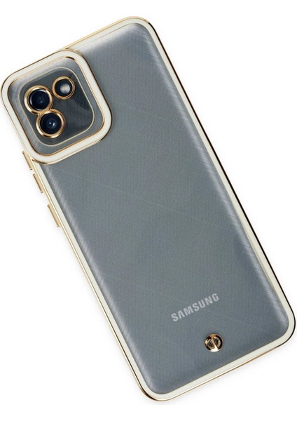 Samsung Galaxy A03 Kılıf Liva Lens Silikon - Beyaz - NEONX5627-9655 modelleri